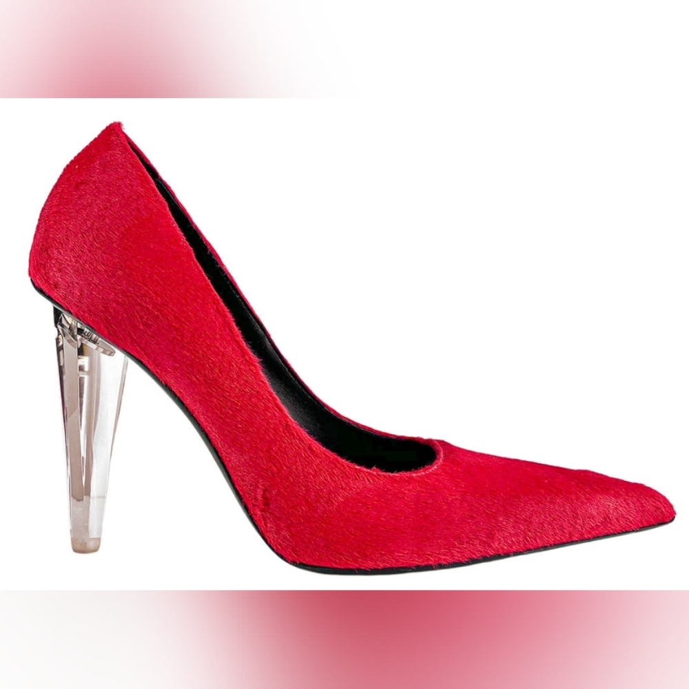 NIB Peter Do clear ice-heel pointy pumps